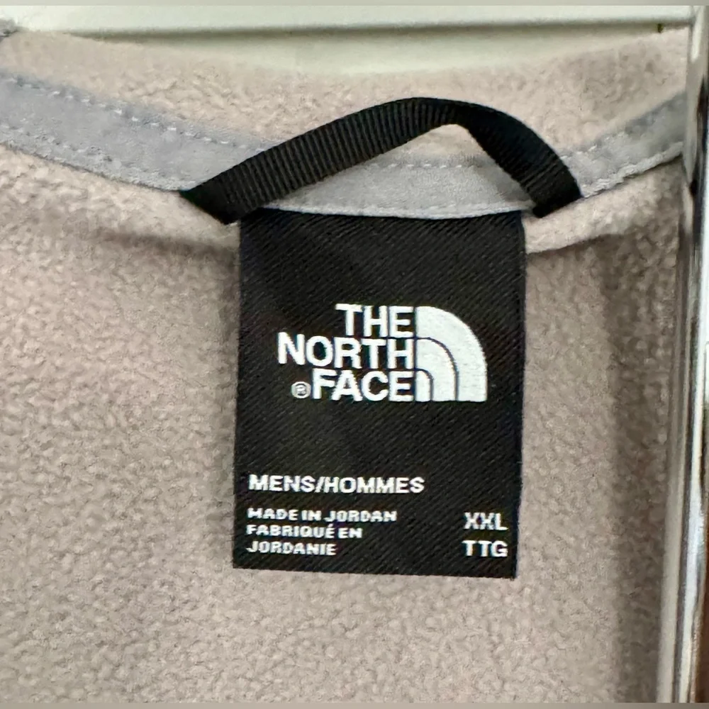 The North‎ Face Canyonlands Mens Performance Fleece Gray Hooded Jacket XXL